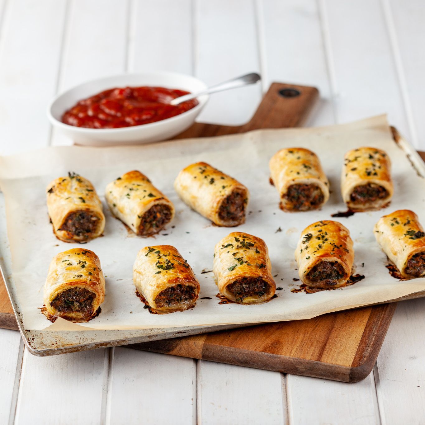 Mixed Herb Sausage Rolls Gourmet Garden